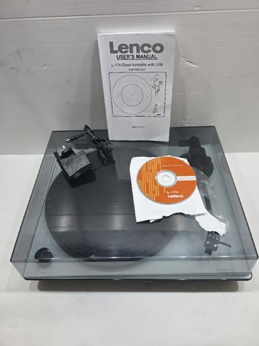 Lenco 174 glass turntable - l-174,