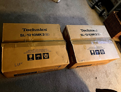 Pair technics 1210mk2 - of,