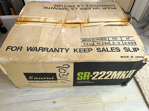Sansui 222mkii turntable - sansui, sr-222mkii